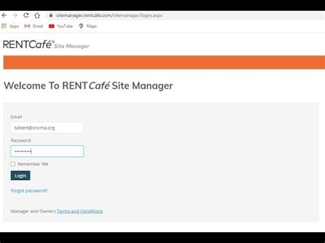 This web page allows you to log in to your RENTCafe PHA account with your email and password. You can also register for a free account, create a valid email address, and apply online for a HOME rental property. 